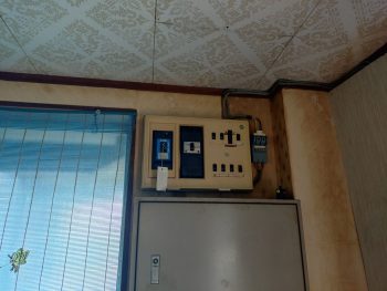 容量変更に伴う分電盤工事